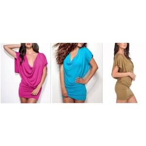 A. Che ILONA Black Swim Dress Cover Up Size S